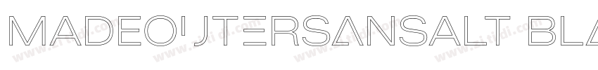 MADEOuterSansAlt Bla字体转换 MADEOuterSansAlt Bla字体转换